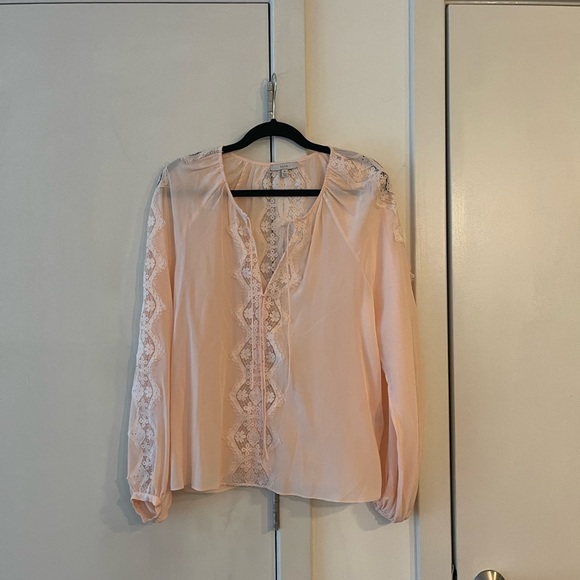 JOIE BERNABAS SILK BLOUSE - Picture 2 of 4